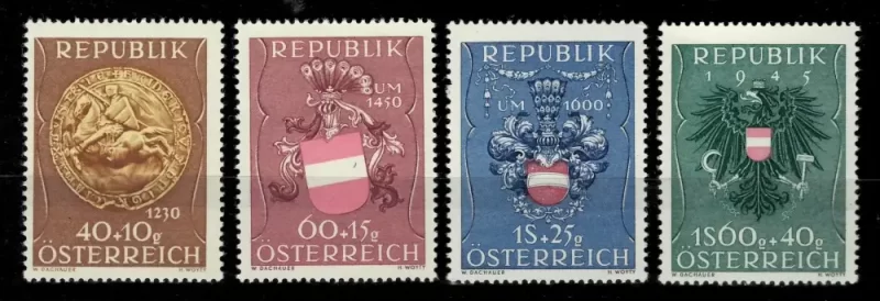 austria-1949-war-charity-stamp-set