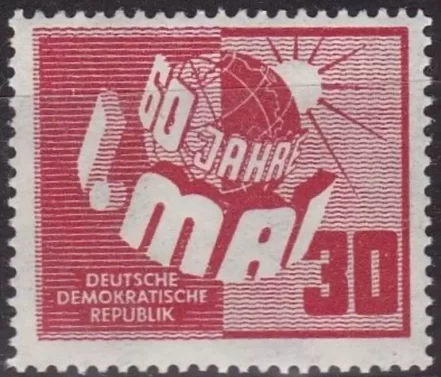 Germany DDR year 1950 First of May Celebrations MNH