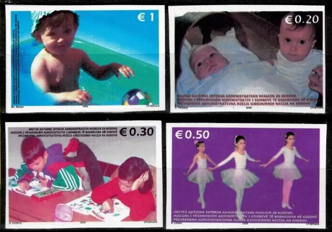 Kosovo year 2006 stamps Children of Kosova set