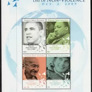 Papua New Guinea year 2009 stamps Barack Obama