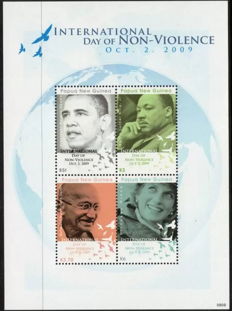 Papua New Guinea year 2009 stamps Barack Obama