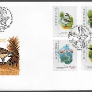 Portugal 1982 FDC Birds Birds of the Tagus Estuary Nature Reserve, Lisbon FDC stamps