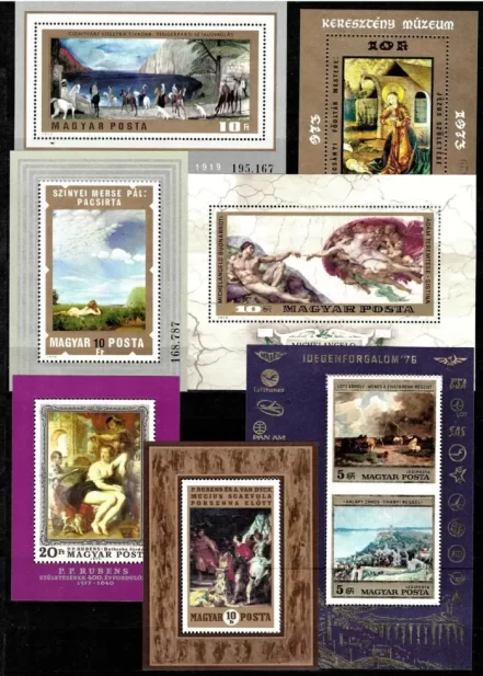 Art Hungary year 1960/80 Art MNH stamps