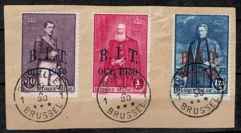 Belgium 1930 Sc 222/4 set Used Stamps