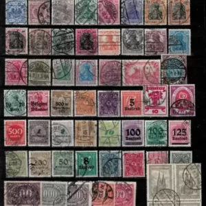 Deutsche Reich year 1872/1923 stamps Used collection