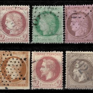 France & colonies year 1863/75 stamps - Ceres & Napoléon III ☀ Used set VF