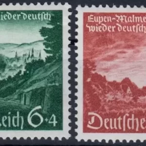 German Reich 1940 Stamps Eupen and Malmédy’s Anexation MNH set