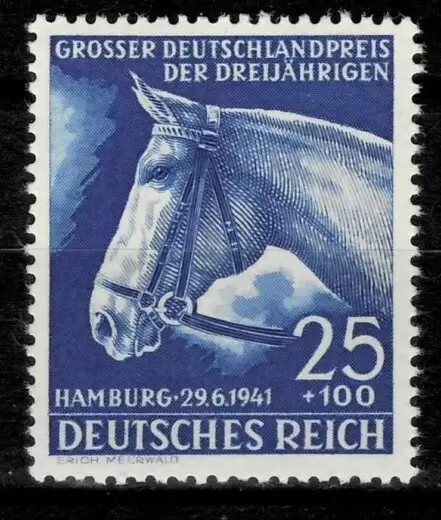 German Reich year 1941 stamp- Hamburg Derby stamp MNH **