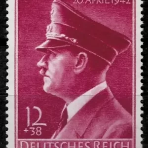 German Reich year 1942 Stamp Hitler's Birthday