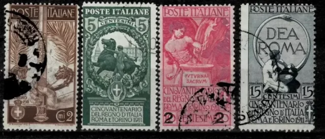 Italy 1911 ☀ 50th Anniversary of the Italian State used