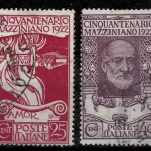 Italy year 1922 stamps - Guiseppe Mazzini, used