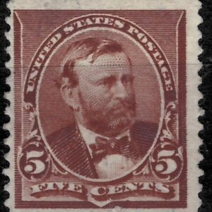USA Stamp year 1890 5c stamp Grant Unused