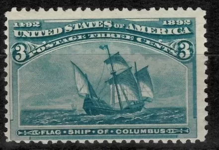 USA Stamp year 1893 stamp 3c Columbian Exposition Issue