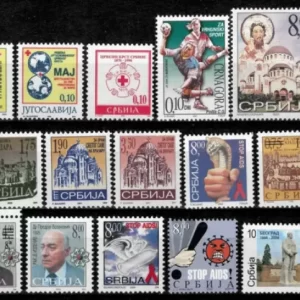 Yugoslavia / Serbia year 1992/2006 - Charity / surcharge stamps lot