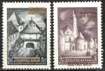 Croatia year 1941 stamps Complete set with Gold Overprinted MI 39-40/ Engraver sign