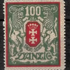 Danzig 1922 100Mk / MNH stamp