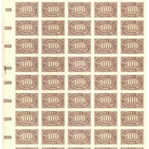 Germany Weimar Republic year 1922 400m MNH