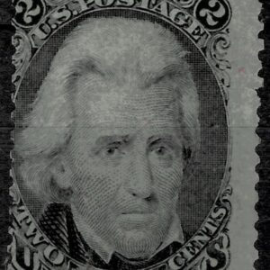 USA Stamp year 1867 / 2c - Unused stamp / Grill - CV 200$