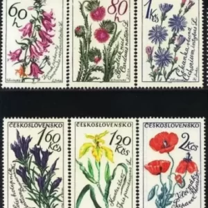 Czechoslovakia 1964 Wild Flowers MNH stamps