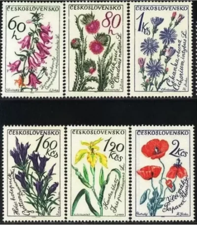 Czechoslovakia 1964 Wild Flowers MNH stamps