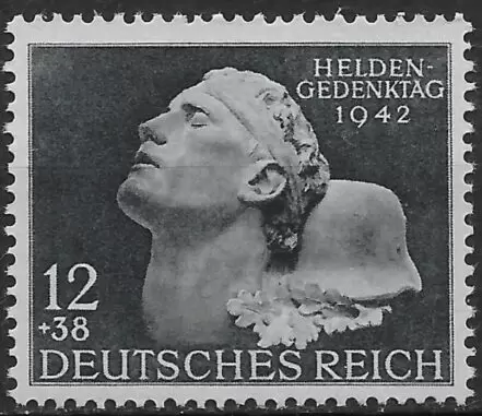 German Reich year 1942 Hero's Remembrance Day MNH **stamp