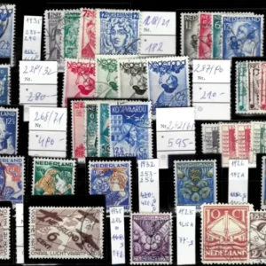 Netherlands year 1910/40 Used stamps