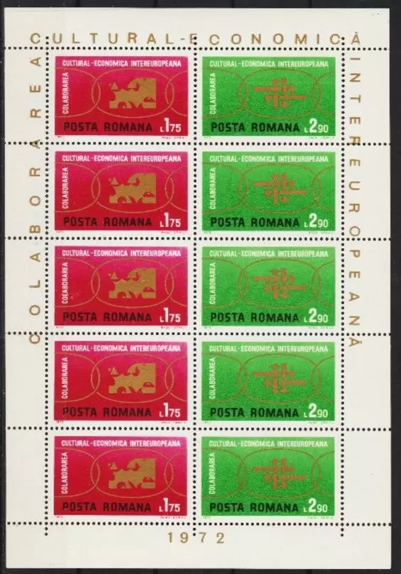 Romania 1973 Europa European Union MNH stamps