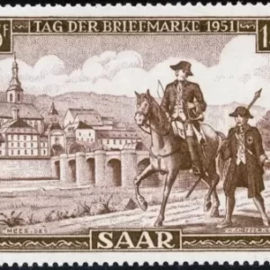 Saarland 1951 Stamp Day