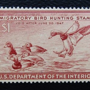USA year 1946 Duck stamp $1 Scott# RW13 ☀ MNH**