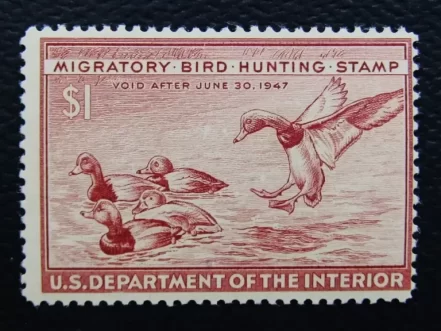 USA year 1946 Duck stamp $1