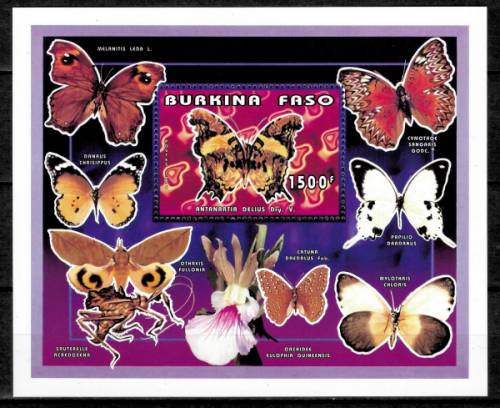 Burkina Faso year 1996 stamp – Insects Butterflies