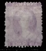 British Bahamas year 1863 6d deep lilac Unused stamp MNG