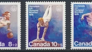 Canada 1976 Summer Olympics Montreal - Complete set stamps