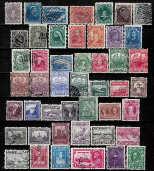 Canada / Newfoundland year 1868/40 stamps Used collection