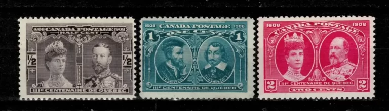 Canada Stamp 1908 postage stamps lot