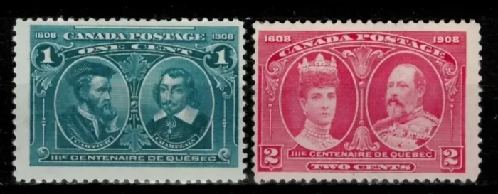 Canada Stamp year 1908 stamps