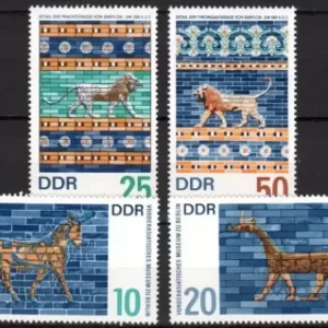 DDR Germany Stamps year 1966 - Art from Babylon - MNH complete set