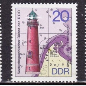 DDR Germany Stamps year 1974 - Architecture / Lighthouses complete set MNH**