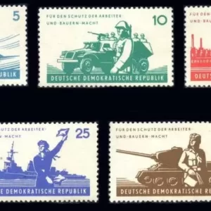 DDR Germany year 1962 - National People's Army MNH**stamps set