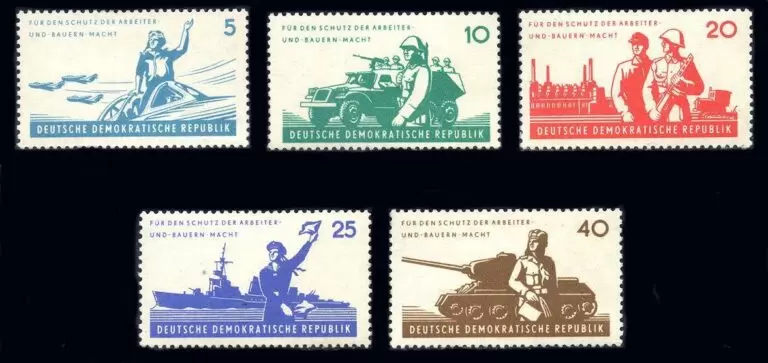 DDR Germany year 1962 - National People's Army MNH**stamps set