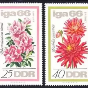 DDR Stamps year 1964 Flowers - International Garden Exhibition