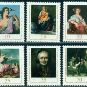 DDR year 1976 stamps Art / Paintings Dresden Art Collections