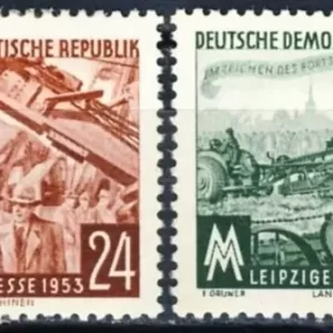 East Germany / DDR 1953 The Leipzig Fair MNH stamps