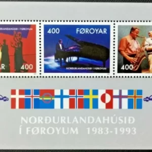 Faroe Islands year 1993 stamps Music / Musical Instruments