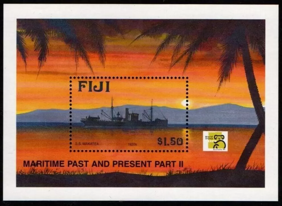 Fiji 1999 Ships / Maritime Past and Present postage stamp