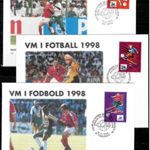 France year 1998 Soccer - World Cup France FDC set