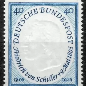 Germany BRD 1955 Friedrich von Schiller MNH