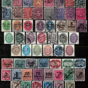 Germany year 1920/33 stamps Weimar Republic / Dienstmarke / Used Collection