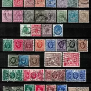 Great Britain year 1912 / 1936 stamps Used Collection