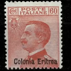 Italian Eritrea year 1928/29 stamp 60 C. SAS. 124